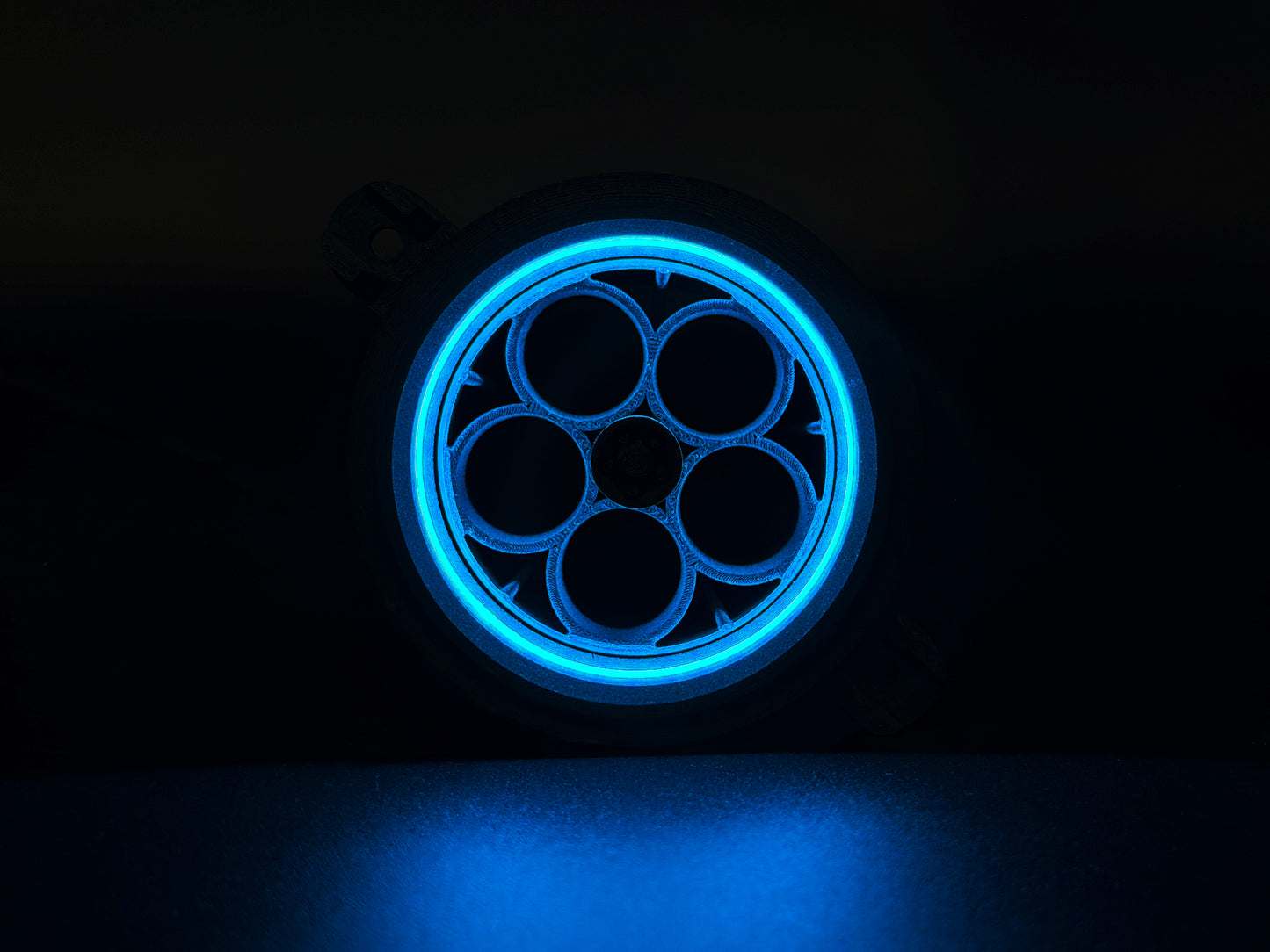 GlowVent Aerospace Black, custom air vent for Mazda MX5 NC
