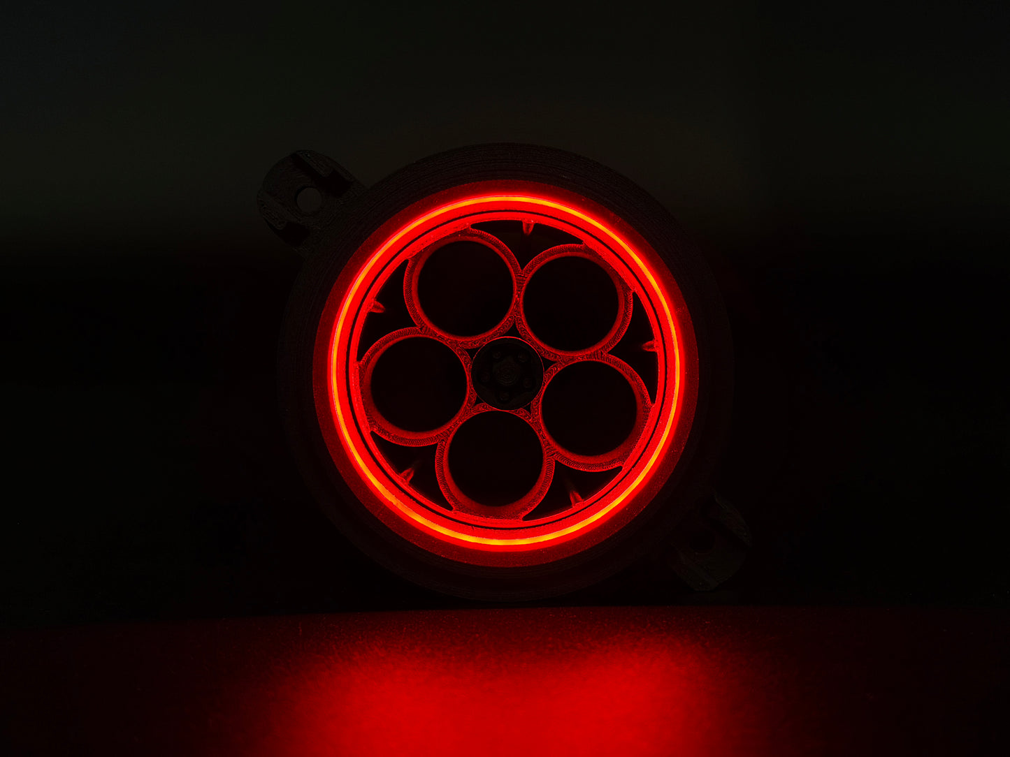 GlowVent Aerospace Black, custom air vent for Mazda MX5 NC