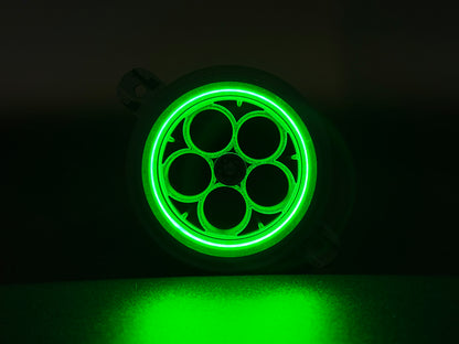GlowVent Aerospace Black, custom air vent for Mazda MX5 NC