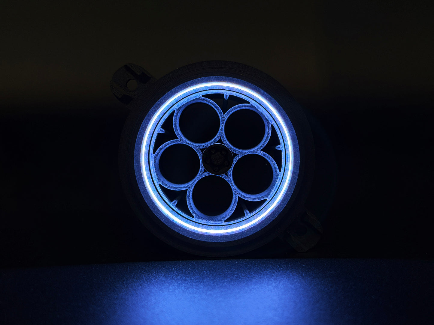 GlowVent Aerospace Black, custom air vent for Mazda MX5 NC