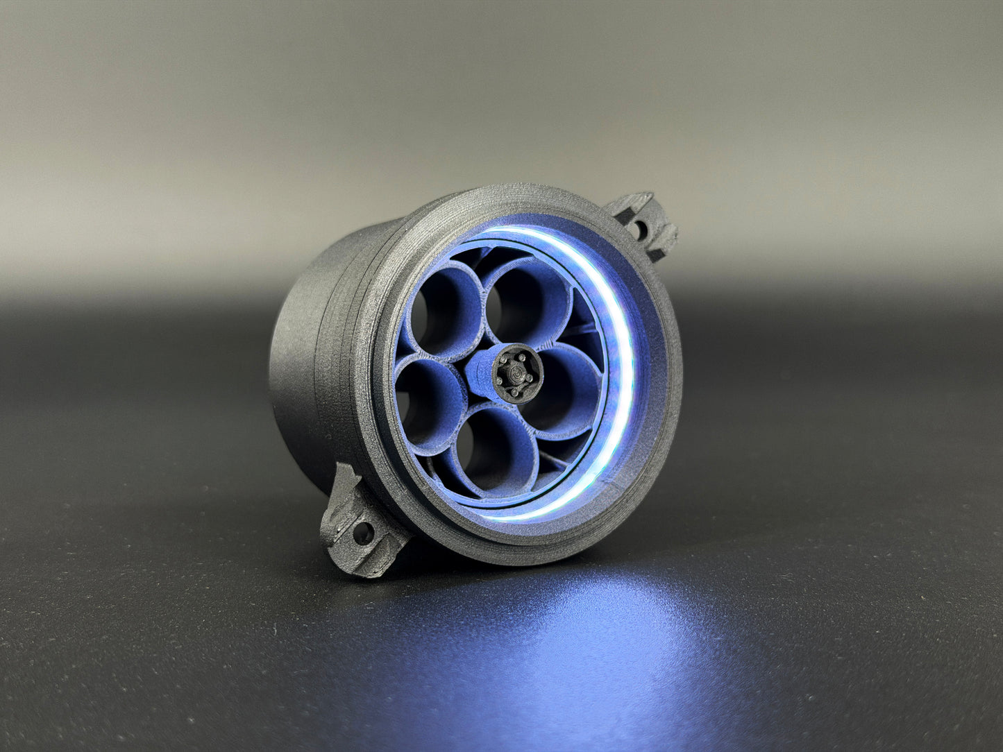 GlowVent Aerospace Black, custom air vent for Mazda MX5 NC