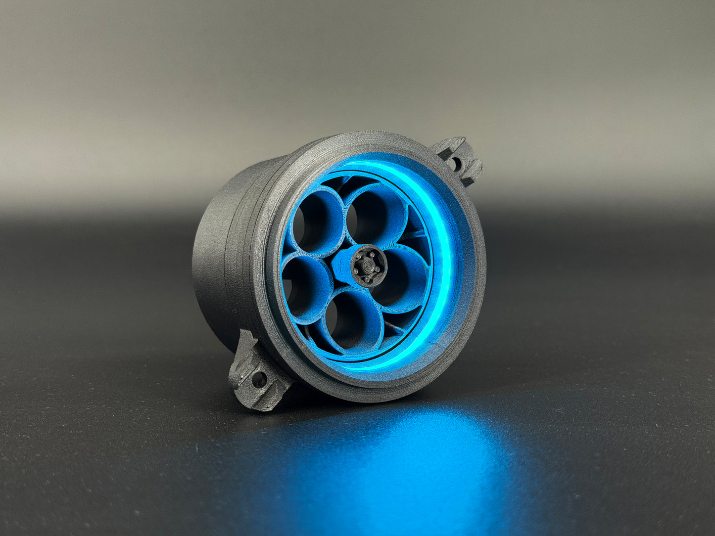 GlowVent Aerospace Black, custom air vent for Mazda MX5 NC