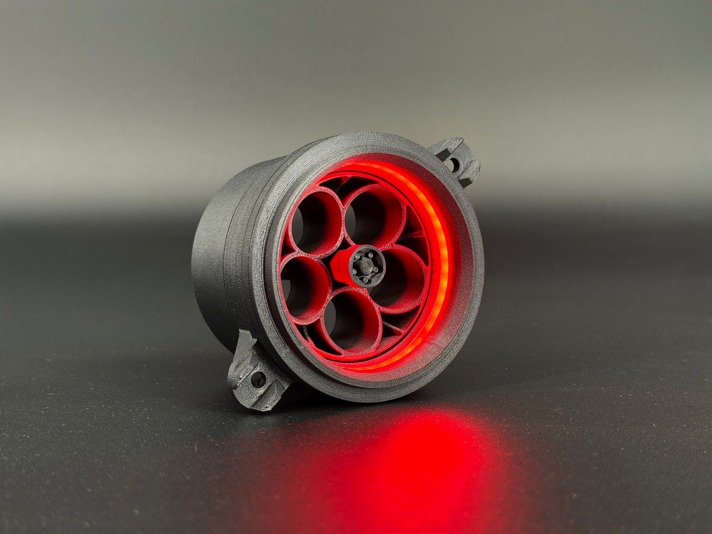 GlowVent Aerospace Black, custom air vent for Mazda MX5 NC