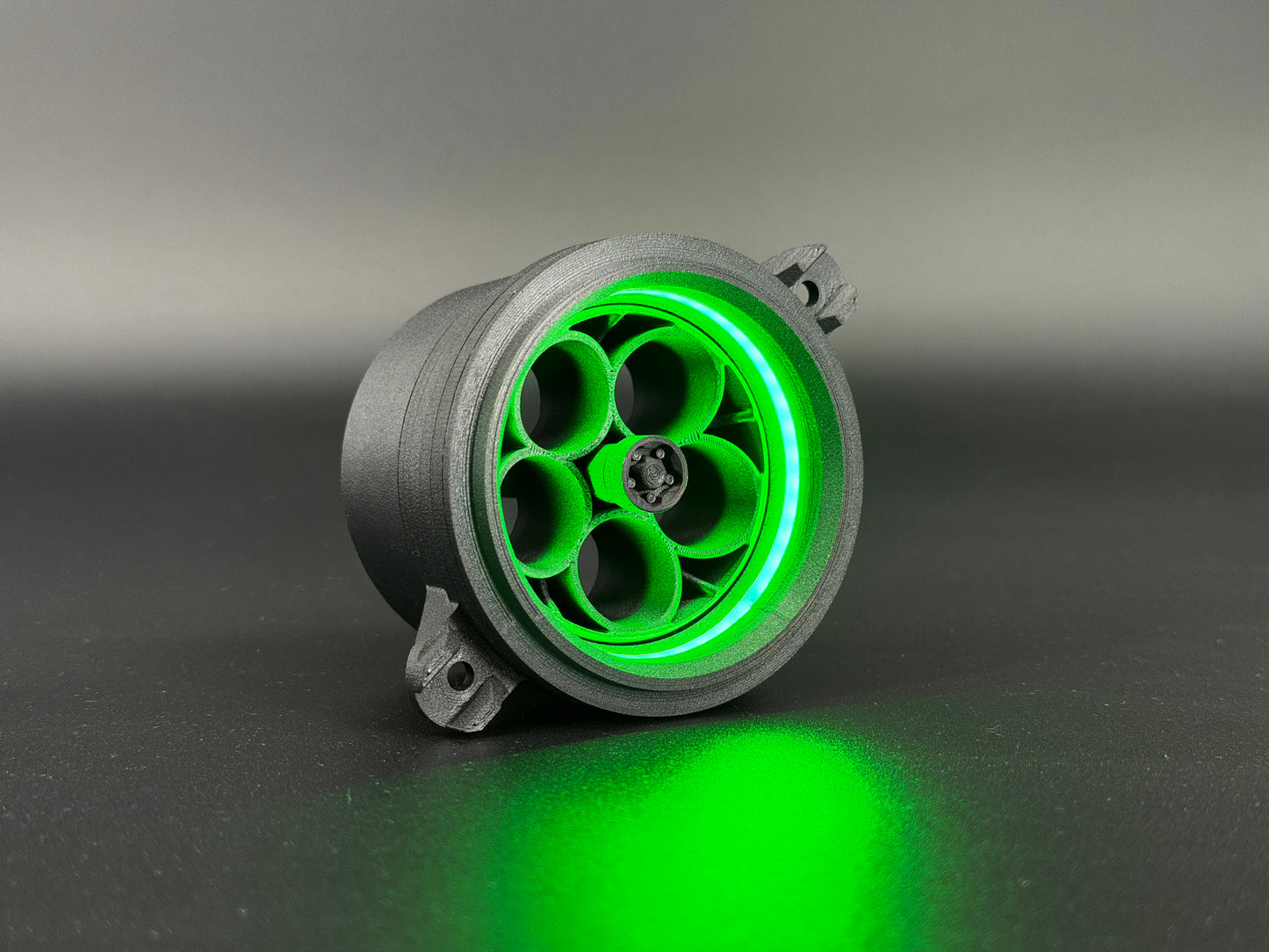 GlowVent Aerospace Black, custom air vent for Mazda MX5 NC
