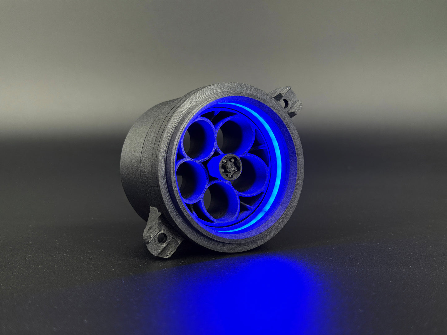 GlowVent Aerospace Black, custom air vent for Mazda MX5 NC