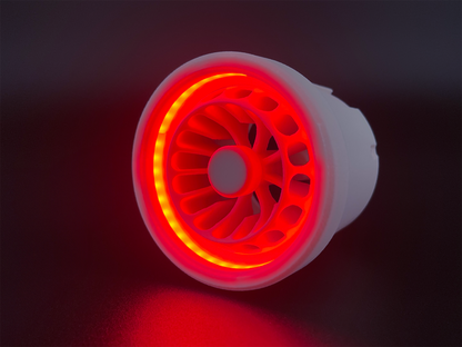 GlowVent One White Set, custom air vent for Mazda MX5 NB / NBFL