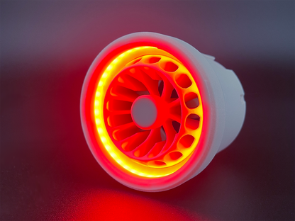 GlowVent One White Set, custom air vent for Mazda MX5 NB / NBFL