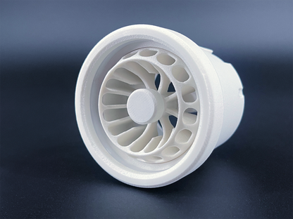 GlowVent One White Set, custom air vent for Mazda MX5 NB / NBFL