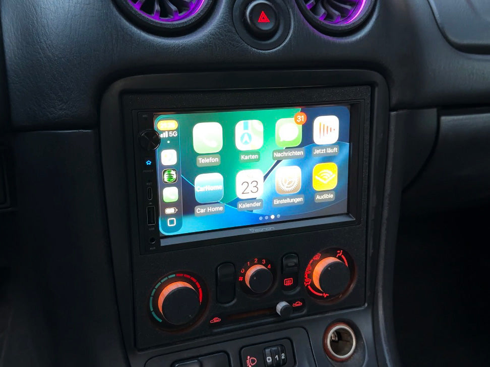 Custom Double DIN Radio Holder for Eonon X3 for Mazda MX-5 NB