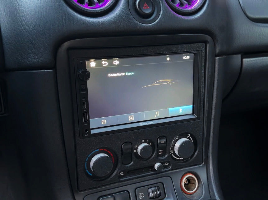 Custom Double DIN Radio Holder for Eonon X3 for Mazda MX-5 NB