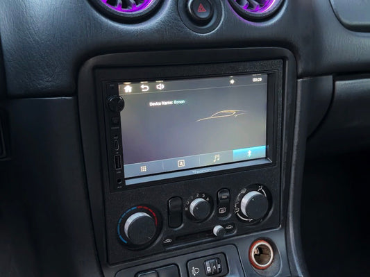 3D File - Custom Double DIN Radio Holder for Eonon X3 for Mazda MX-5 NB