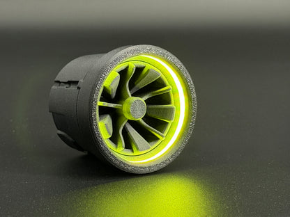 GlowVent Reforged, gen. II maßgefertigte modulare Lüftungsdüse für Mazda MX5 NA / NB