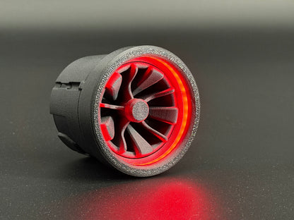 GlowVent Reforged, gen. II maßgefertigte modulare Lüftungsdüse für Mazda MX5 NA / NB