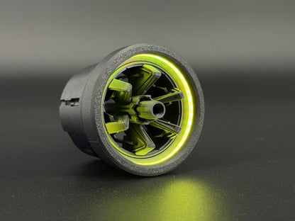 GlowVent T1K, gen II custom modular air vent for Mazda MX5 NA / NB