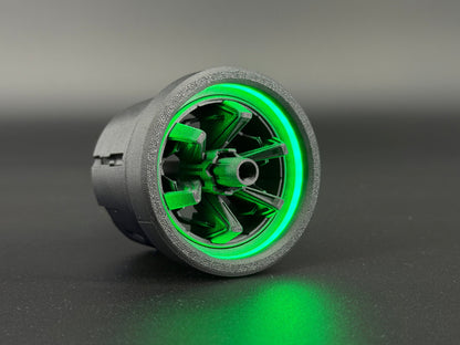 GlowVent T1K, gen II custom modular air vent for Mazda MX5 NA / NB