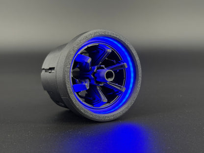 GlowVent T1K, gen II custom modular air vent for Mazda MX5 NA / NB